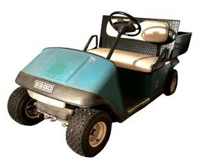 Medalist EZ Go Textron Golf Cart 

Take a look at this fun transportation! 

Sold as-is for repair. When the key is turned nothing happens. Fix it up however you would like! 