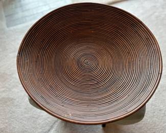 Large wood bowl , very cool