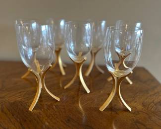 Fostoria triumph gold base glasses