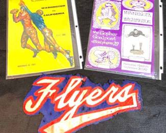 Vintage Sports Ephemera UW  Flyers