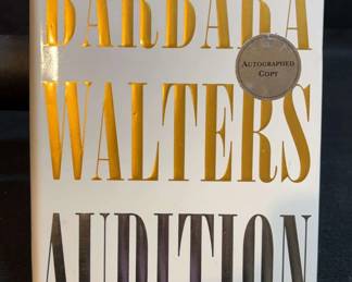 Barbara Walters Signed Audition A Memoir