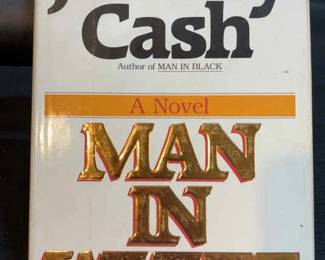 Signed Man In White By Johnny Cash