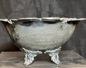 1905 Presentation Bowl Timeon Lodge