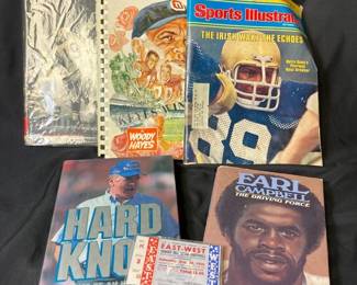 Sam Blair And Chuck Knox Autographed Books 