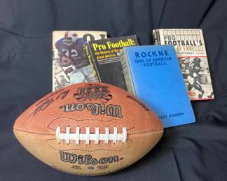 NFC vs AFC Branded Ball 1997 And Vintage Football Books