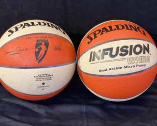 Pair Of Spaulding Donna Orender Pres. WNBA Storm Bball