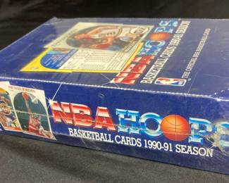 NBA hoops sealed pack of trading cards