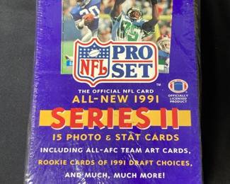 Unopened NFL Pro Set Series II Cards