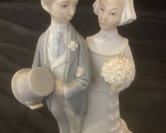 Iladro Bride Groom Porcelain Figurine