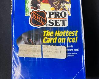 NHL sealed pack trading cards