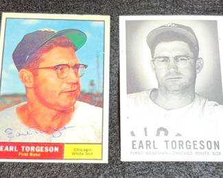 Earl Torgeson Signed Card