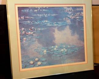 Framed Monet Print