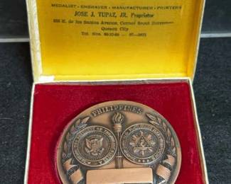 Philippines Medallion By El Oro Nixon  Marcos 