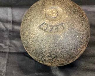 Antique 8 Pound Cast Iron BFCO Shot Put