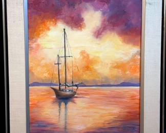 Joyce Cohen Original Oil On Board