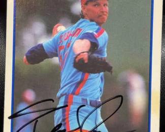 Randy Johnson Signed 1989 Rookie Card