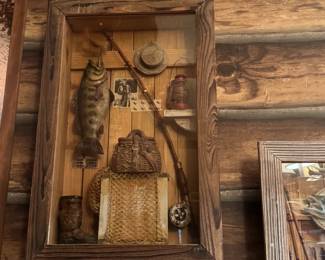 themed shadow box decor