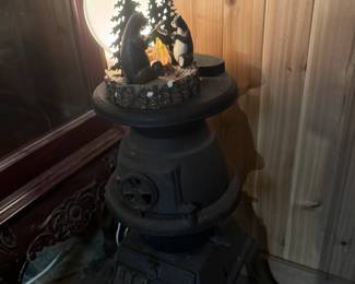 Antique cast iron stove