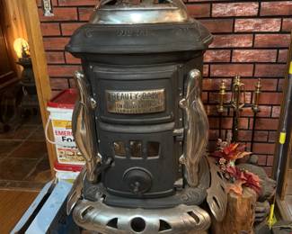 Antique parlor stove