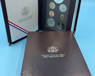 1989 U.S. Prestige Proof Set Congressional Bicentennial Silver Dollar COA