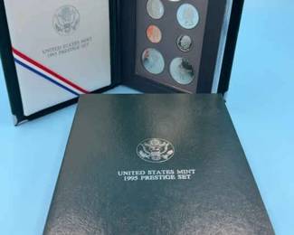1995 US Prestige Set Civil War Battlefield Commemorative Coins COA