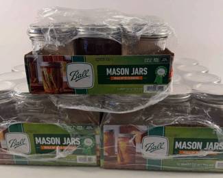 NEW Ball Mason Jars 32oz 24 16 oz 12