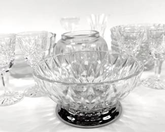 Anchor Hocking Small Bowls crystal Bud Vase Waterford Lismore Cordial Glasses 4 And More