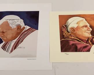 Limited Edition Prints Pope Benedict XVI By John Bullot