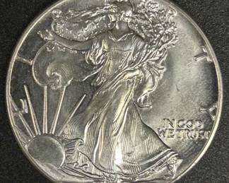 1 American Silver Eagle Coin 1987 1 oz .999 Fine Silver