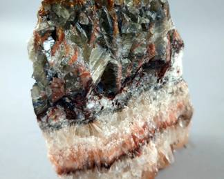 Tri Color Calcite Specimen, 5" x 4.5" 