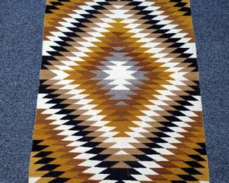 Vintage Navajo Rug, 58" x 39.5" 