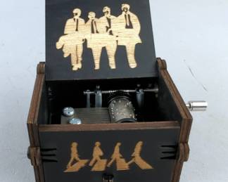The Beatles 'Let It Be' Ornate Wood Music Box 