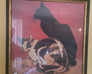 Two Cats, 1894 by Théophile‐Alexandre Steinlen Print