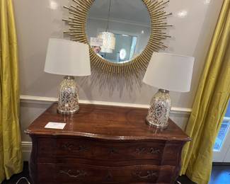 John Widdicomb Chest $950
42” Round Mirror $850