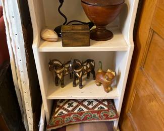 Vintage decor and throw pillows