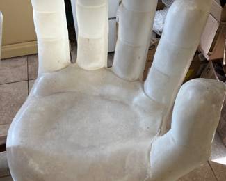 Vintage Plastic Hand Chair