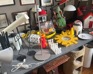 Table lamps, and decor