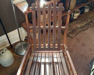 Unique wood rocker