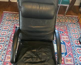 Scandinavian Leather Reclining 