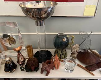 Modern Table Lamp and distinctive collectables