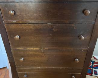 Antique four drawer dresser