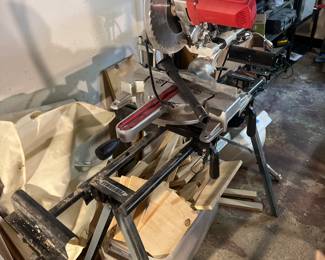 Tool shop compound miter saw and stand