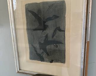 Georges Braque Framed Birds in Flight