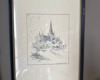 H.W.Marcussen etching
