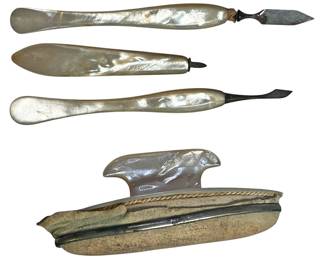 Schneger Bros Mother of Pearl Set