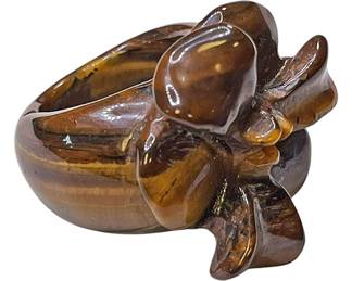 Carved Gemstone Ring