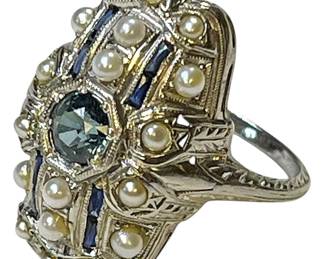 Vintage Platinum Ring