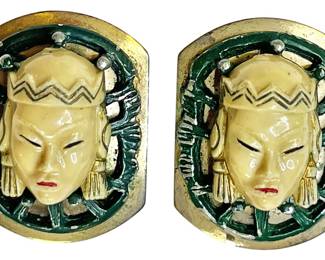 Selro Selini Asian Princess Clip Earrings
