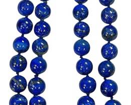 Lapis Lazuli Gemstone Bead Necklace