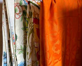 Curtains , table runners, tablecloths